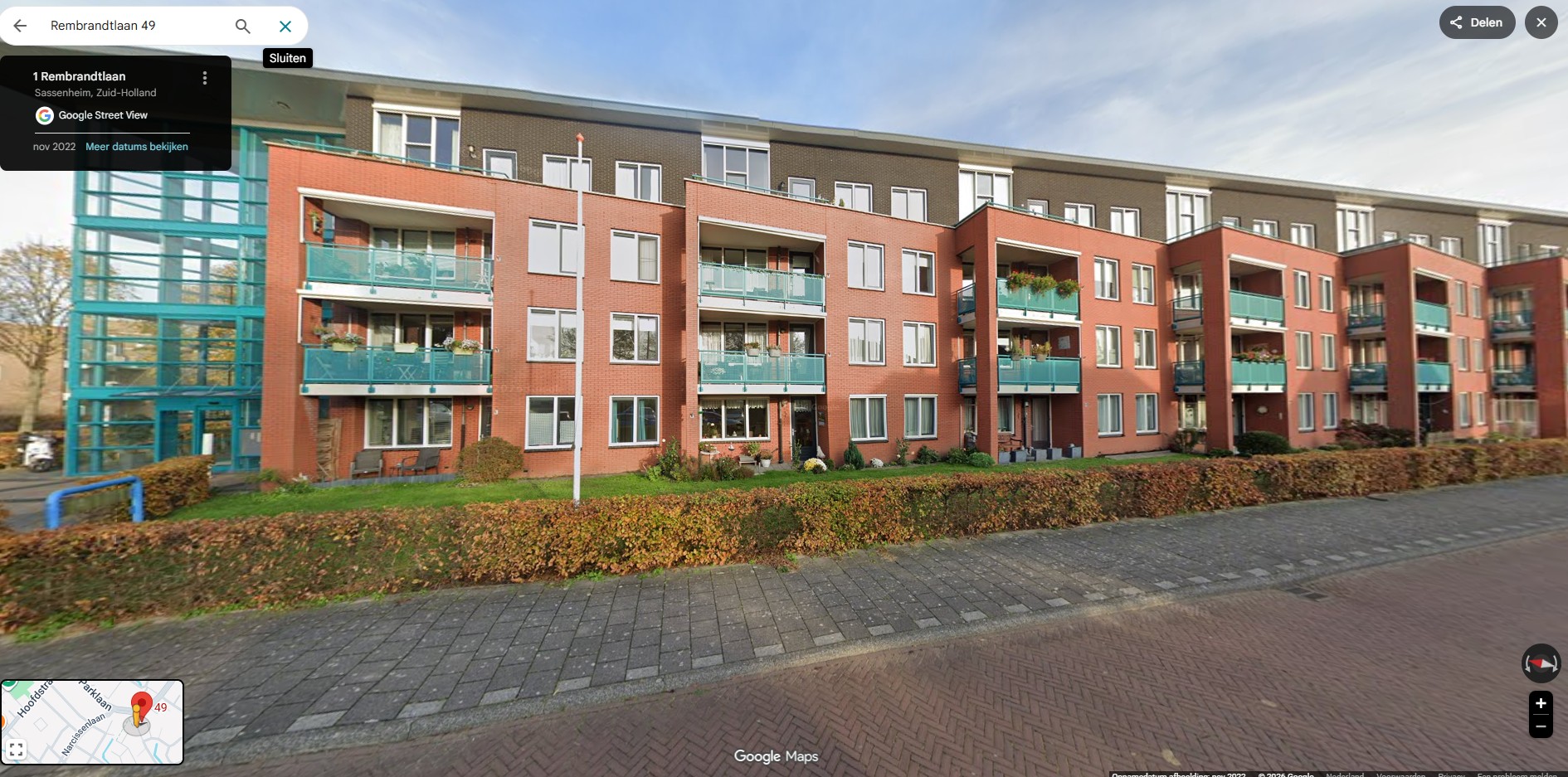 Rembrandtlaan 49, 2172 DC Sassenheim, Nederland